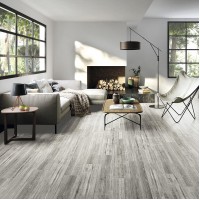 Baer Grey 15 x 90cm Porcelain Wood Tiles