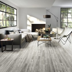 Baer Grey 15 x 90cm Porcelain Wood Tiles