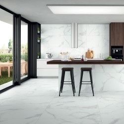 Purity White Marble 60 x 120cm Porcelain Tile